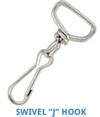 Swivel J Hook from Discount-Lanyards.com